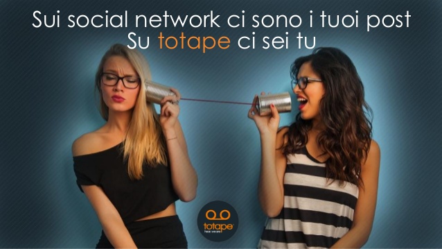 Totape primo social network vocale