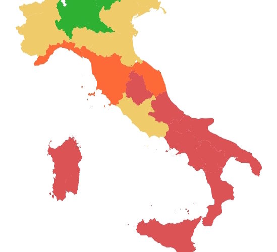 Spread: il credito costa di più alle aziende calabresi (7,98%) che a quelle del Trentino-Alto Adige (4,65%)