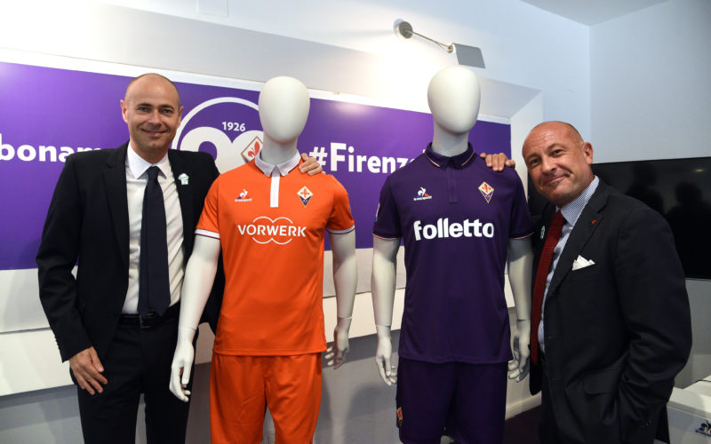 Un Folletto per la Fiorentina. Vorwerk sponsor in Europa League