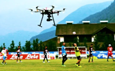 Il calcio Napoli usa i droni per capire le tattiche di Sarri