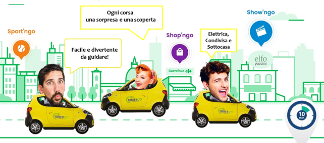 Il car sharing elettrico sposa l’advertising geolocalizzato