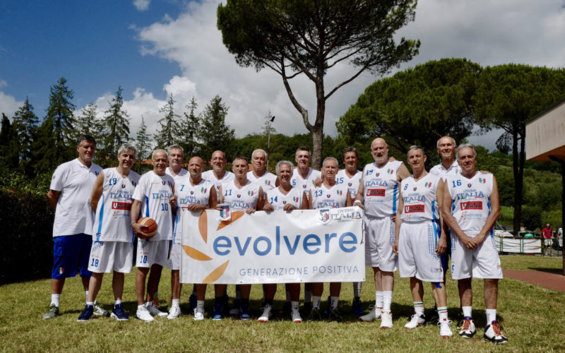 Evolvere sponsor ufficiale della Nazionale italiana Basket Over 60