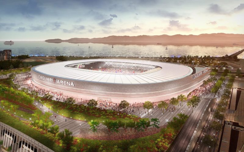 Cagliari: ecco come sarà il nuovo stadio