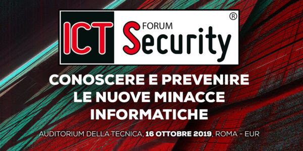 Forum Ict Security a Roma il 16 ottobre